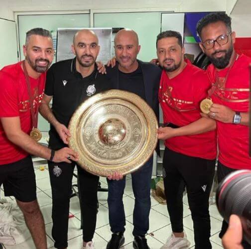 Walid Regragui led Wydad to lift Botola 2021-22 title.